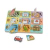 Melissa & Doug Wooden Hide & Seek Activity Board –