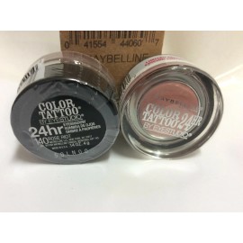 Maybelline LOT OF 2 - Maybelline Eyestudio Color Tattoo 24HR Eyeshadow #140 ROSE RIOT New.