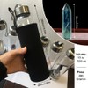 HINATAA Crystal Water Bottle, Removable Healing Natural Quartz Water Bottle,