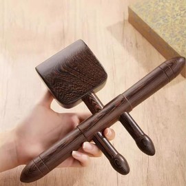 Cloud Craftman 스크래핑 마사지 구아샤 롤링 스틱 휴대용 특수 웬지 나무 도구 클라우드 크래프트맨 싼양 삽 오픈 백 Scraping Massage Gua Sha Rolling Stick Portable Special Wooden Tool Cloud Craftman Shan Yang Chisel Open Bag