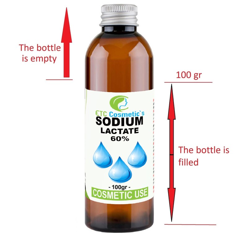 Sodium Lactate 60% (Sodium Lactate 60%) - 100 g (Bottle