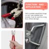IWOWHERO Galvanized Tub Spring Expansion Tool Washer Spring Pliers for