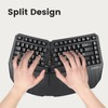 Perixx PERIDUO-813B US, Wireless Ergonomic Compact Keyboard & Vertical Mouse