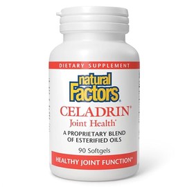 Natural Factors - Celadrin Joint Health 350mg, Supports Healthy Joint Function & Mobility Factors, Non-GMO, 90 Softgels