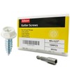 #8 x 1/2" Self-Tapping Gutter Screws White Painted Hex Head