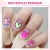 Kabwea Press On Nails Set With 24 Artificial Nails, DIY