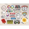 A4 Sticker Sheet Autism Vinyl Stickers - Celebrate Neurodiversity Autistic