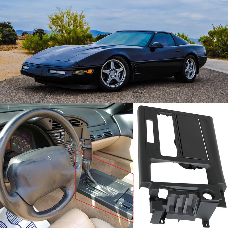 ANTUKO Black Automatic Shift Console Trans Plate Replacement for 1994