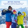 dabinzhijia Pack of 6 Ski Fastening Straps, Velcro Ski Strap,