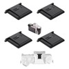 Mirhua Hot Shoe Cover Shoe Cap Rack 4 Pack Black