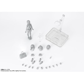 BANDAI SPIRITS TAMASHII Nations - Tamashii - Body-Chan -School Life- Edition DX Set (Color Gris Ver S.H.Figuarts Figura de acción