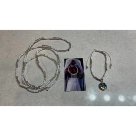 Obatala  Bracelet -Adjustable And Collar (Eleke) Santeria Yoruba Religion Orisha