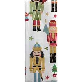 Jillson Roberts 20" x 30" Printed Christmas Gift Tissue, Nutcracker (48 Folded Sheets)