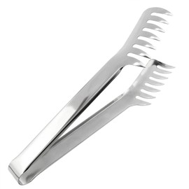 Lovelysp Stainless Steel Pasta Tong Spaghetti Serving Tongs Pasta clip Kitchen Cooking Baking tool -1pcs