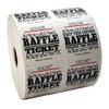 White Raffle Tickets : roll of 1000