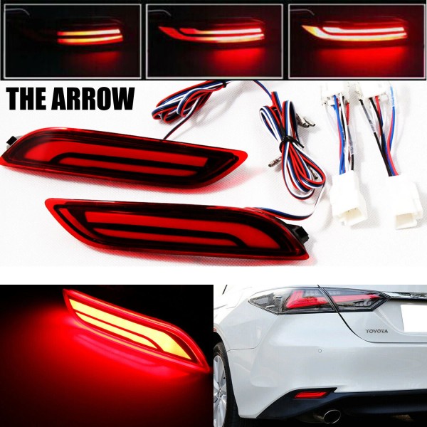 Unbranded For Toyota Camry 2018 2019 LED Light Rear Warning