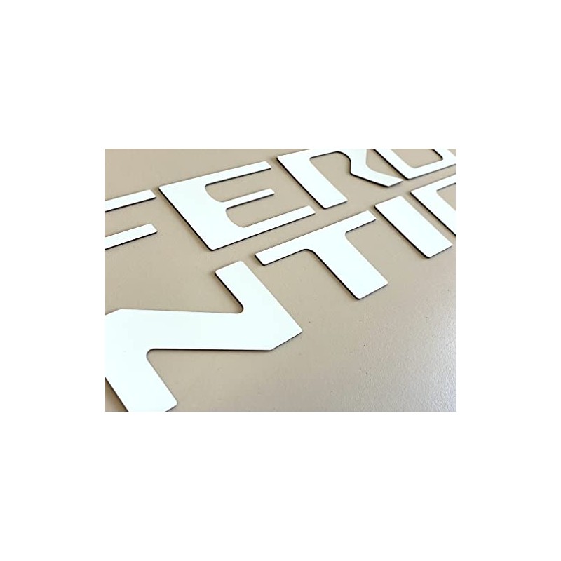 Rear Tailgate Letters Compatible with Frontier 2022-Up ABS Plastic Inserts