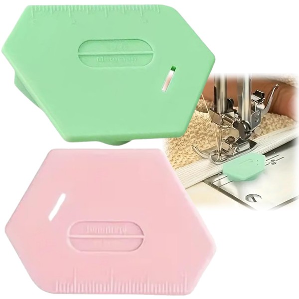 2PCS Magnetic Seam Guide for Sewing Machine,Multifunctional Hemmer Guide with