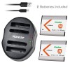 Kastar NP-BN1 BC-CSN Battery or Dual Charger for Sony Cyber-shot
