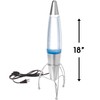 Rhode Island Novelty 18 Inch Blue Rocket Ship Lamp, One