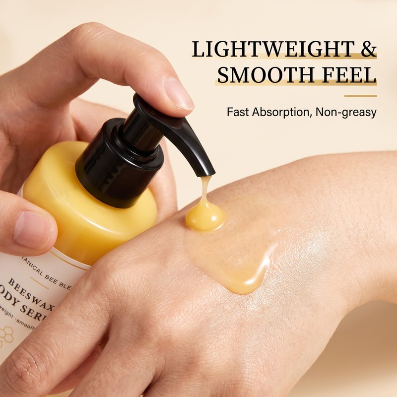 Beeswax Body Serum for Crepey Skin