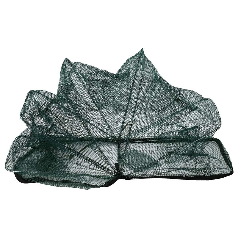 Alvinlite 6 Holes Fish Trap, Foldable Casting Bait Traps Cage,