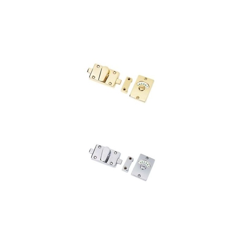IRONMONGERY WORLD® Vacant, Engaged, Toilet, Bathroom Door Lock Indicator Bolt