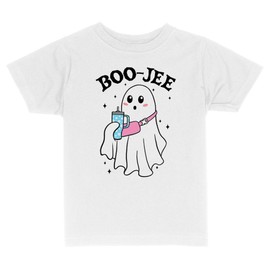 Boo-JEE Ghost Toddler Kids T-Shirt 4T White