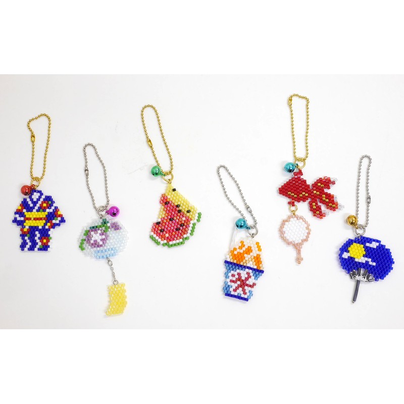 Miyuki Beads Kit Delica Beads Medium Make Summer 風物詩 Charm