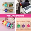 12000 Pcs Labels Round Month Stickers, 24 Rolls 1 Inch