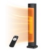 PELONIS 30” Ceramic Tower Space Heater with Adjustable Thermostat for