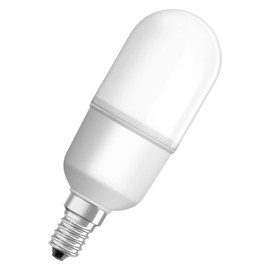 OSRAM LED Bulb with E14 Socket, Warm White (2700 K), Bar Shape, 10 W, Replacement for 75 W Bulb, Matte, LED Star Stick, Pack of 6, Warm White