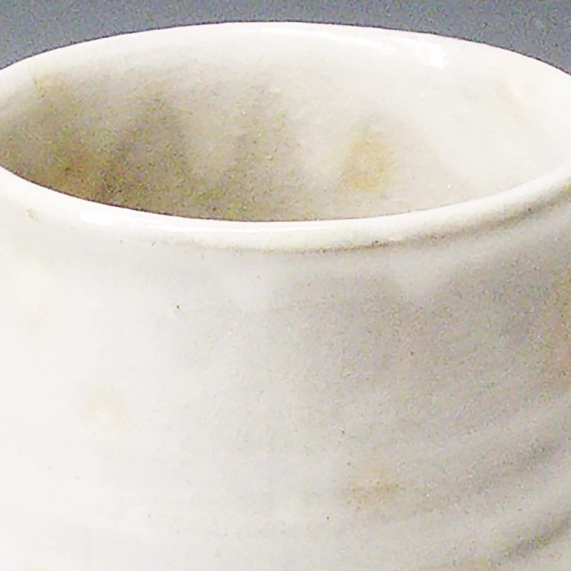 Japanese Ceramics T92130250 Tsubaki Hidekiln Silver Ash Tea Cup (Large)