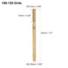 sourcing map 6pcs 100-120 Grits Diamond Grinding Bit 2.3mm Cylinder