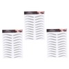 Baluue Artificial Eyebrow Stencils Imitation Brow Stickers Waterproof Brow Tool