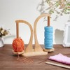 PH PandaHall Wooden Yarn Holder Yarn Ball Holder with 2