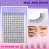 TNFVLONEINS Lash Clusters Kit Natural Eyelash Extension Kit Wispy Lash