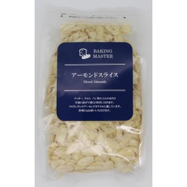BAKING MASTER Almond Slice, 17.6 oz (500 g) [No skin, processed in Japan, bag with zipper]