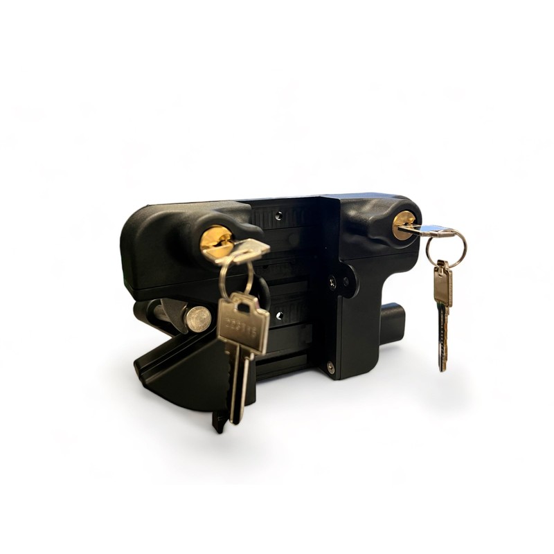 Nationwide Industries Traverse Gate Latch for 2"" Posts, Black