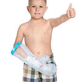 Yosoo Health Gear Kids Arm Cast Covers, Waterproof Arm Cover for Shower, Child Cast Protector Watertight Seal Keep Wound and Bandage Dry for Broken Arm, Wrist, Hand, Fingers, Left or Right Arm
