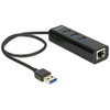 DeLock HUB USB 3.0 3 Port External + 1 x