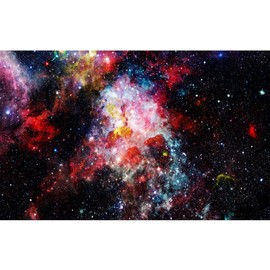 Outer Space Aquarium Background Night Sky with Stars Nebula Fish Tank Background Futuristic Abstract Outer Space Reptile Tank Backgrounds Nebula World Skyscape Reptile Enclosure Backgrounds 24x12in