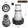 UTEFIF Pool hose adapter, adapter for pool, hose adapter with
