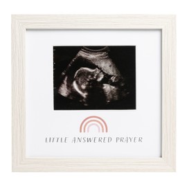Kate & Milo Little Answered Prayer Sono Frame, Baby Ultrasound and Sonogram Frame, Baby Keepsake Photo Frame, Gift For Expecting Parents, Gender-Neutral Nursery Frame
