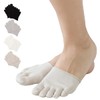 Milieu Silk Half Socks, Set of 2, Inner Socks, Fingertips,
