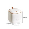 diyannuo Plastic trash can creative mini desktop trash can, with