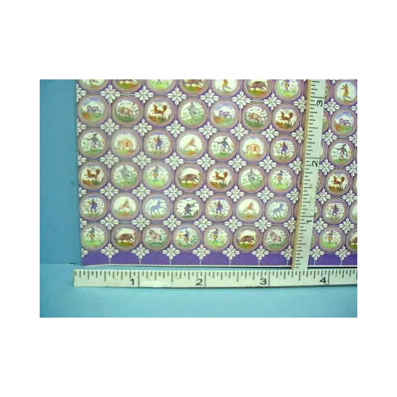 World & Model Miniature Delft Tile Sheet #34432 - 1/12