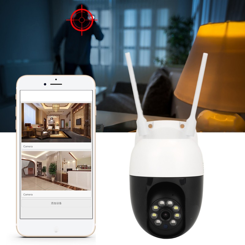 Wireless Camera 1080P Motion Sensor Night Vision 2 Way Audio