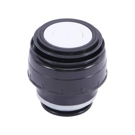 Vacuum Bottle Lid Cup Lid, Universal Outdoor Cup Jug Cover, Insulated Cup Lid Accessories (4.5 cm, Black White)