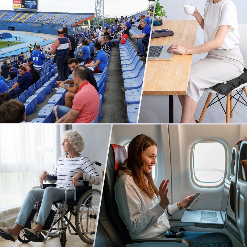 ONTYZZ Waffle Cushion Inflatable Seat Cushions Wheelchair Air Pad for